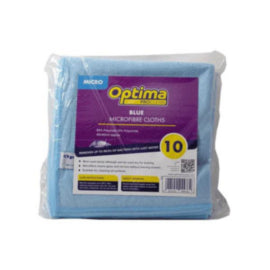 Microfibre General Purpose Cloth Blue 400x400mm 250GSM - 10pk – cloths, scourers & dusters