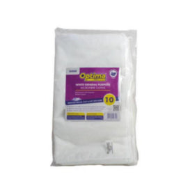Microfibre General Purpose Cloth White 400mm x 400mm 260GSM - 10pk – cloths, scourers & dusters