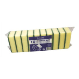 Ramon Contract 10 Sponge Scourers - 10 Per Pack – cloths, scourers & dusters