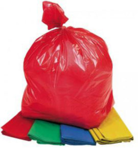 Red Refuse Bags - 29Inch x 39Inch Medium Duty 90 Litre - 200 Per Box – cleaning & hygiene supplies