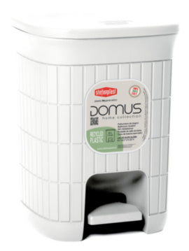 Domus Dustbin White Small 6 Litre – waste bins & containers