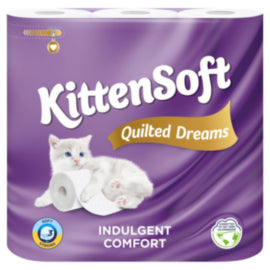 Kittensoft Quilted Dreams Toilet Tissue – toilet tissue & rolls