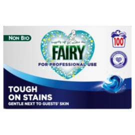 Fairy Professional Non Bio Laundry Detergent Pods 100 Washes – laundry care