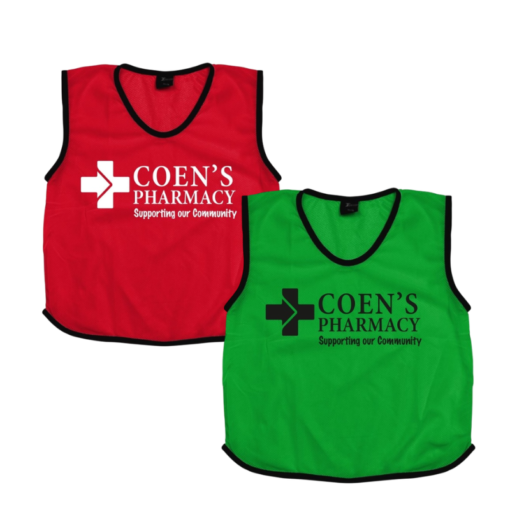 Red Sports Bib - Small - detail view