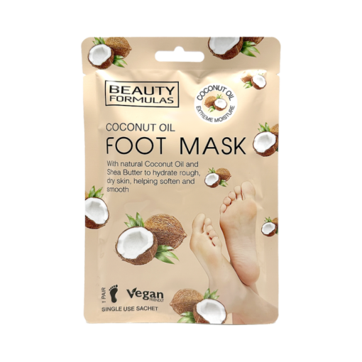 Beauty Formulas Coconut Oil Foot Mask - product photo