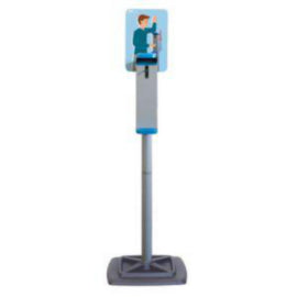 Painted Steel Column With Elbow Dispenser Pvc Panel English – cleaning & hygiene supplies