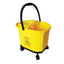 Dennox Mop Bucket on Wheels 16L Yellow – mops, brooms & cleaning tools