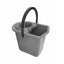 Mop Bucket Oval Grey 1 Per Case – mops, brooms & cleaning tools