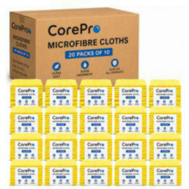 Microfibre Cloth Yellow 200 cloths – cloths, scourers & dusters
