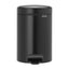 Brabantia Newlcon Pedal Bin Matt Black 3Ltr – waste bins & containers