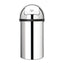 Brabantia Stainless Steel Push Top Bullet Bin Silver 60Ltr – cleaning & hygiene supplies
