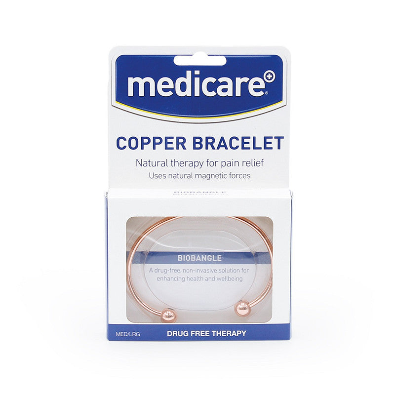 Copper Bangle with 2 Magnets - Bio Bangle - Medium/large