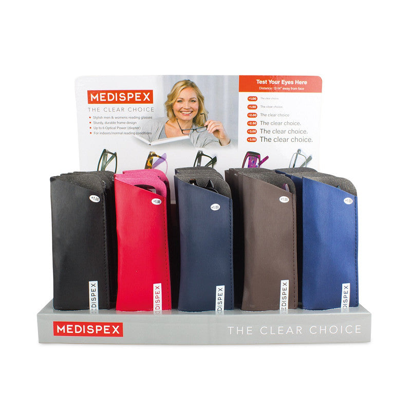 Medispex Reading Glasses Display - 30 Pairs