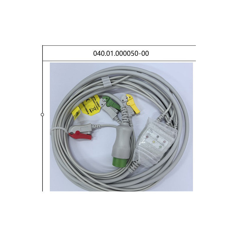 Ecg Cables 3 Leads - Clip-on Type