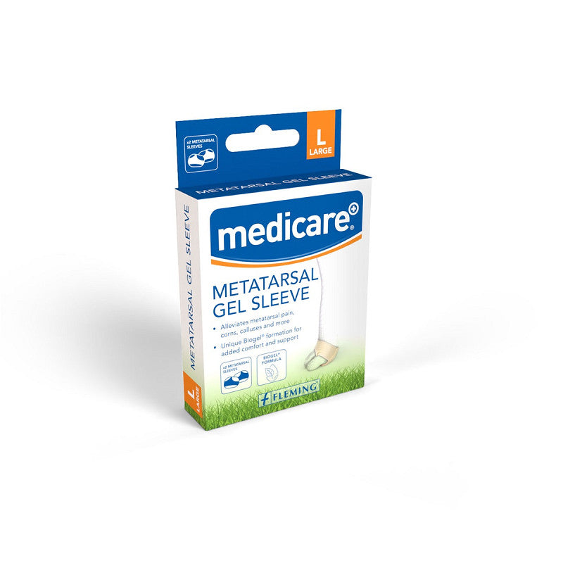 Medicare metatarsal gel sleeves large fabric-covered – ball-of-foot pressure and blister prevention