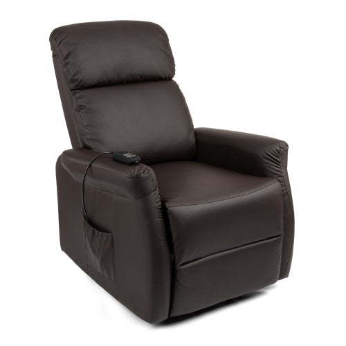 Timago RELAX electric lift chair – side profile showing full recline position