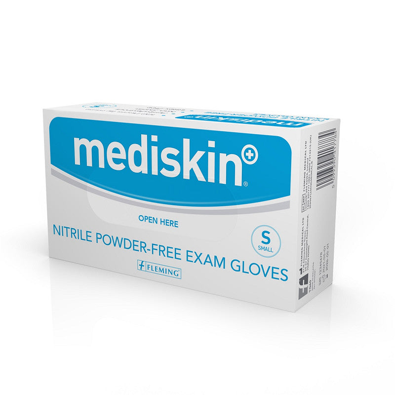 Mediskin Nitrile Gloves Powderfree Small (100's)