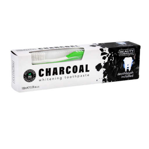 Beauty Formulas Charcoal Toothpaste and Toothbrush Set - product photo