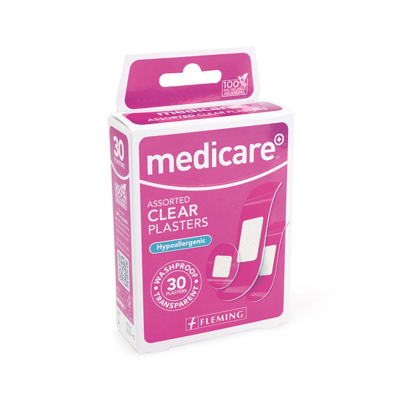 Medicare Assorted Transparent Plasters 30's - Box of 10