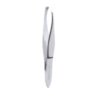 Chromeplated Straight-Tip Tweezers - detail view