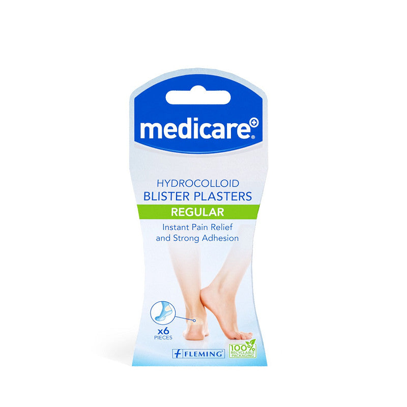 Medicare hydrocolloid blister plasters 42x68mm waterproof large oval – moist blister healing