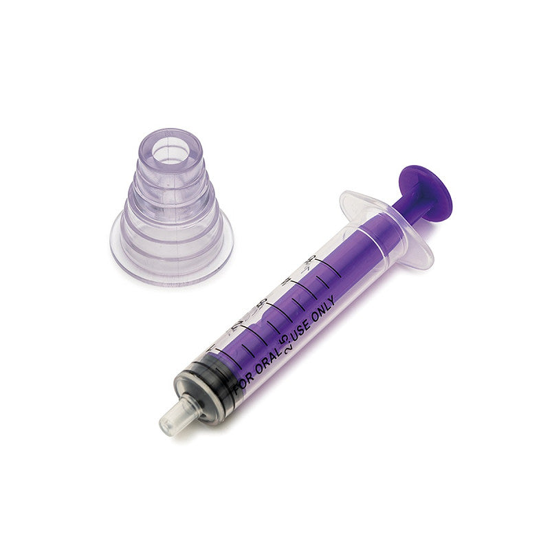 5ml Essential Dispensing Purple Oral Syringe - Box of 50
