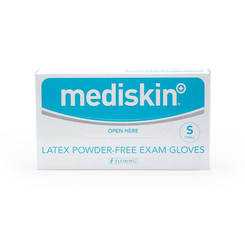 Mediskin Latex Gloves Powderfree Small (100's)