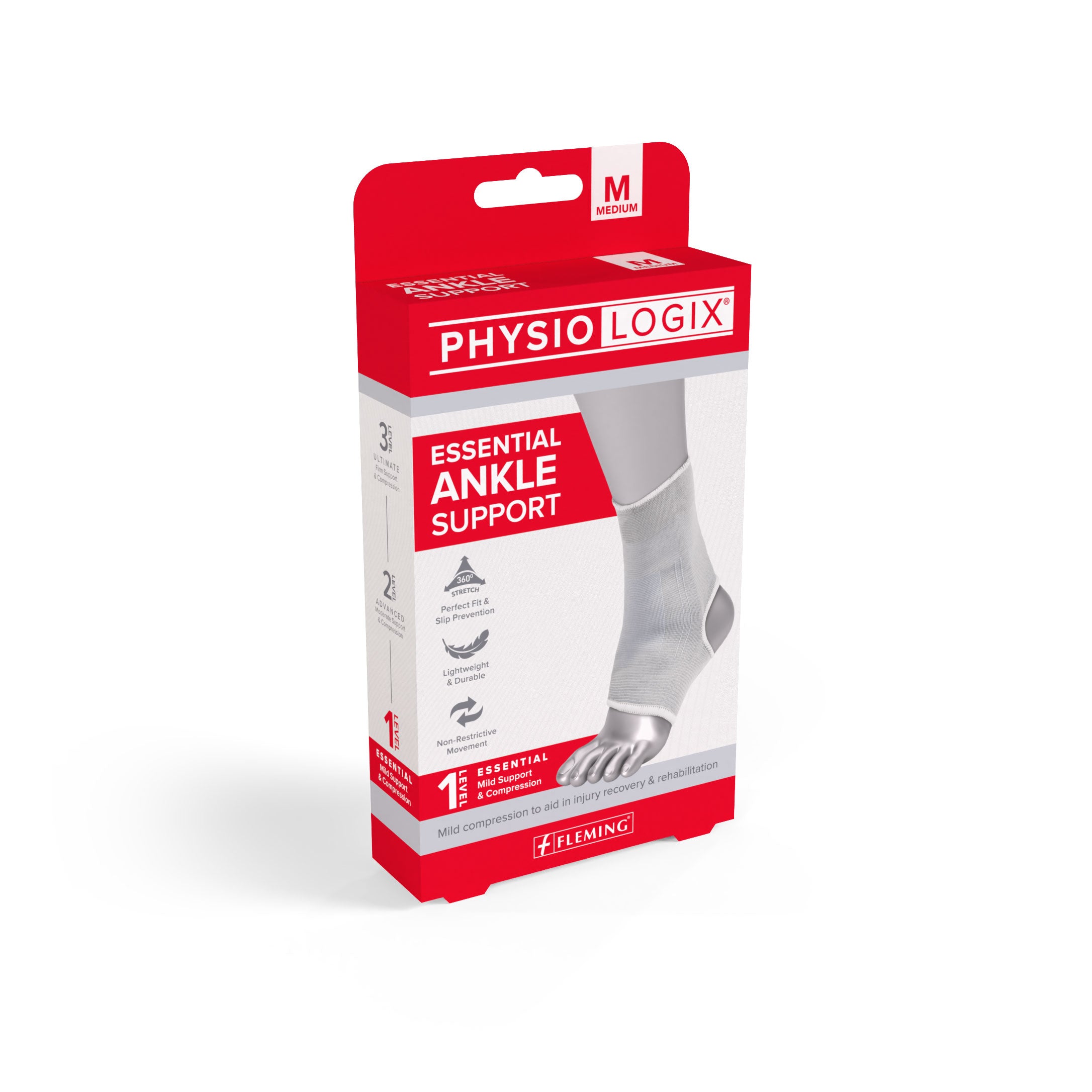 Physiologix Essential Ankle Support – Lightweight Compression Sleeve (Ireland)