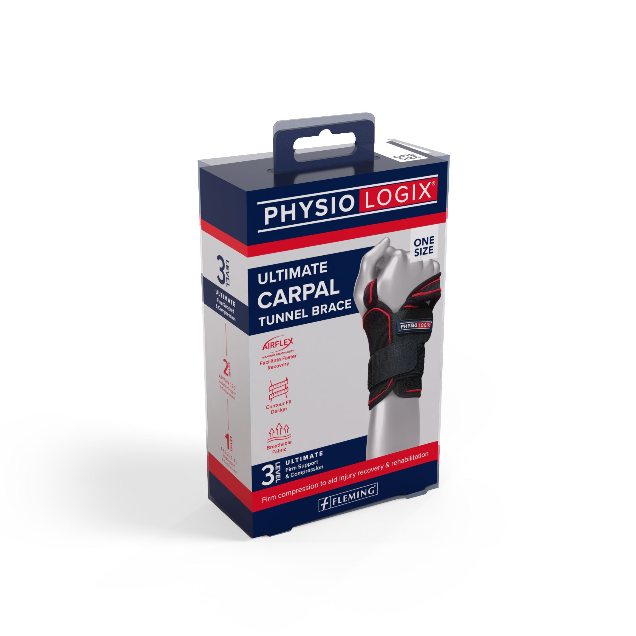 Physiologix Ultimate Carpal Tunnel Brace – wrist support with removable splint and tension straps