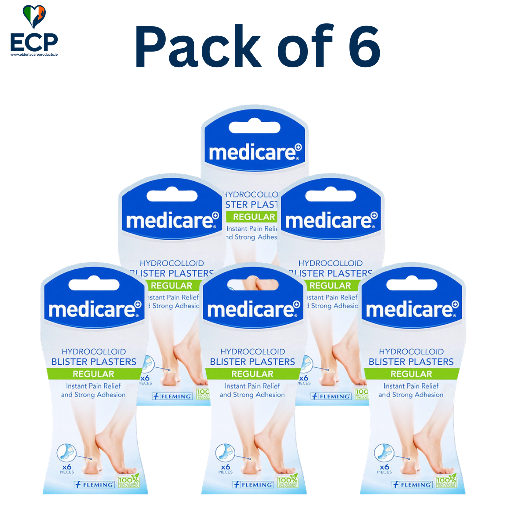 Medicare Hydrocolloid Blister Plasters – Box of 6 Packs (6 Per Pack)