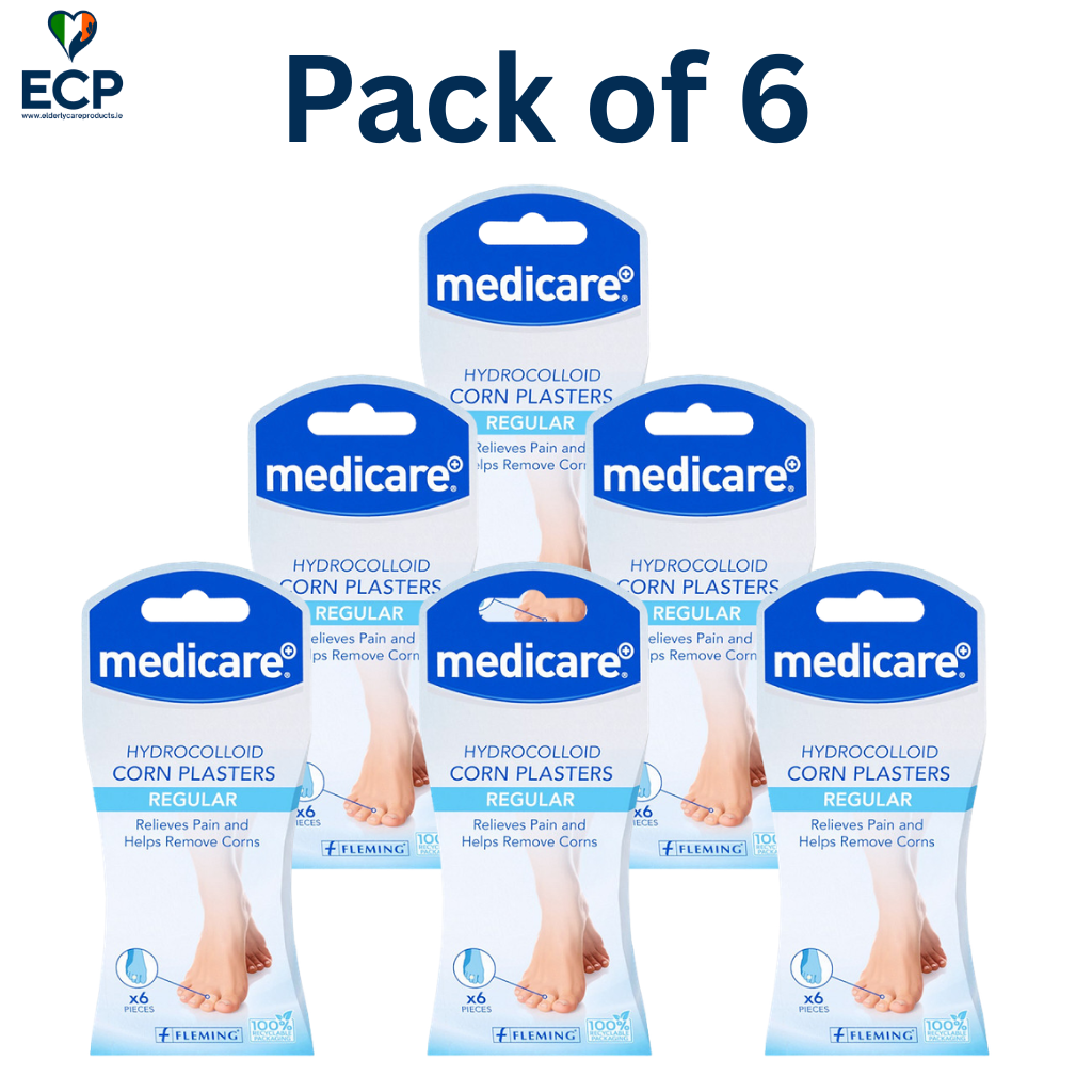 Medicare Hydrocolloid Corn Plasters – Box of 6 Packs (6 Per Pack)