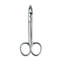 Pedicure Scissors for Thick Nails (Curved Tip) - detail view