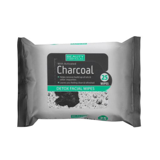 Beauty Formulas Charcoal Detox Facial Wipes - product photo