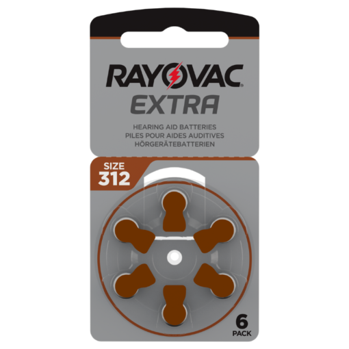 Rayovac Extra Hearing Aid Batteries - Size 312 - product photo