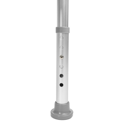 Movano adjustable leg with height holes and rubber foot