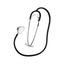 Universal Stethoscope - Black - detail view