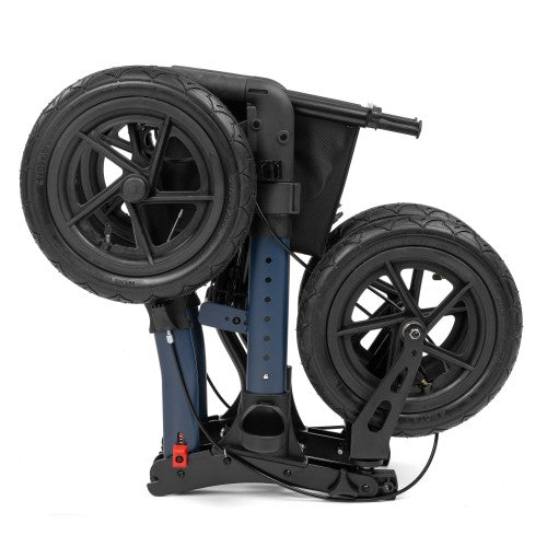 YOLA AIR Aluminium Rollator with 12" Pneumatic Wheels – Lightweight Foldable Walking Aid with Seat & Bag