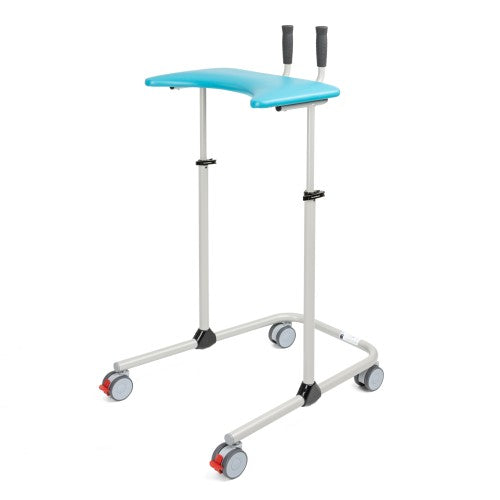 PAULA Forearm Support Walking Table – Adjustable, Foldable, Four-Wheel Walking Aid (Steel Frame)