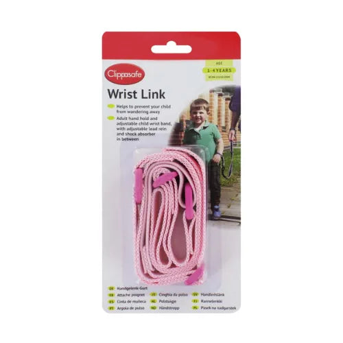 Clippasafe Wrist Link - Pink (25) – support