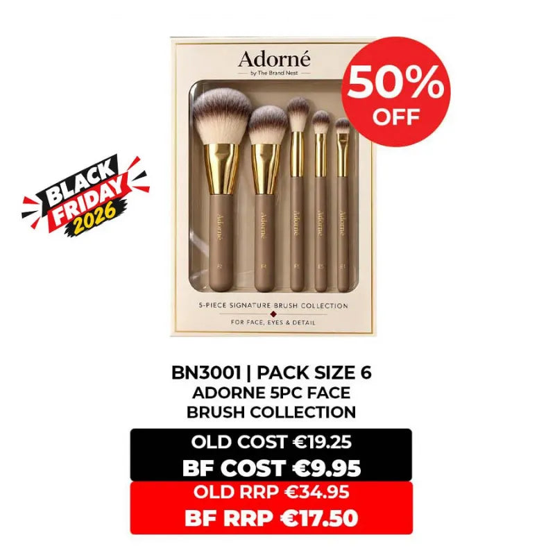 Adorne by Tbn 5-Piece Brush Set Face Collection – make-up tool