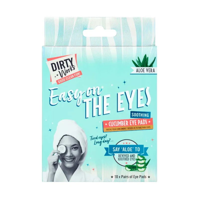 Dirty Works 10 Pair Cucumber Eye Pads (Pack of 6)