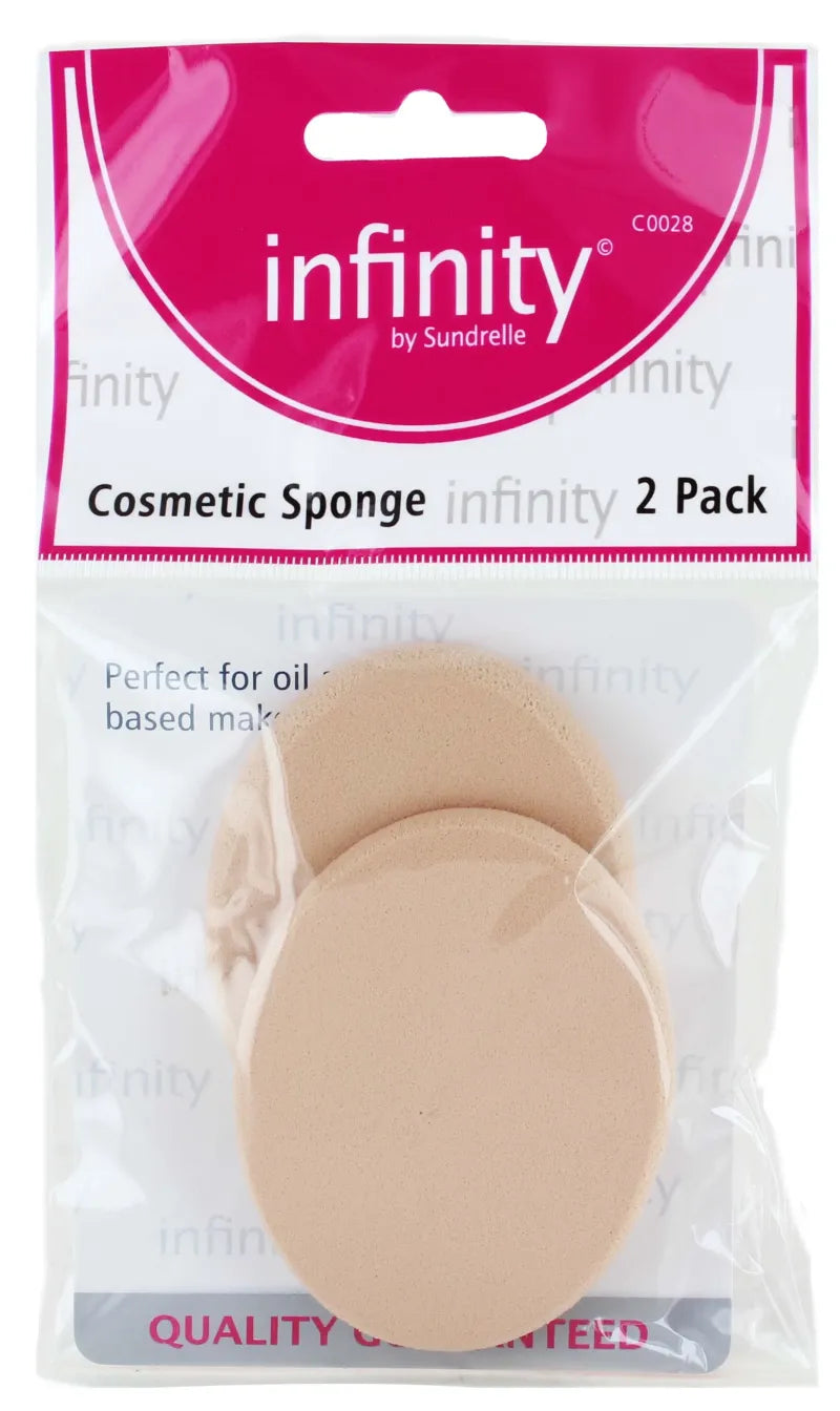 Infinity Brown Cosmetic Sponge Twn PK (Pack of 6)