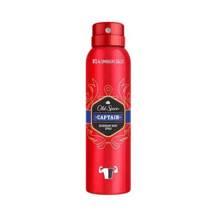 Old Spice Captain Deodrant 150ML (Pack of 6)