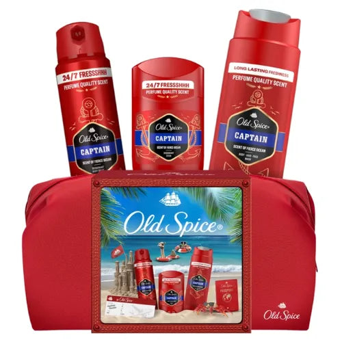Old Spice Captain 4-Piece Gift Bag Set – gift set