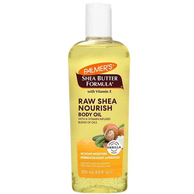 Palmers Raw Shea Nourish Body Oil 250ML (Pack of 6)