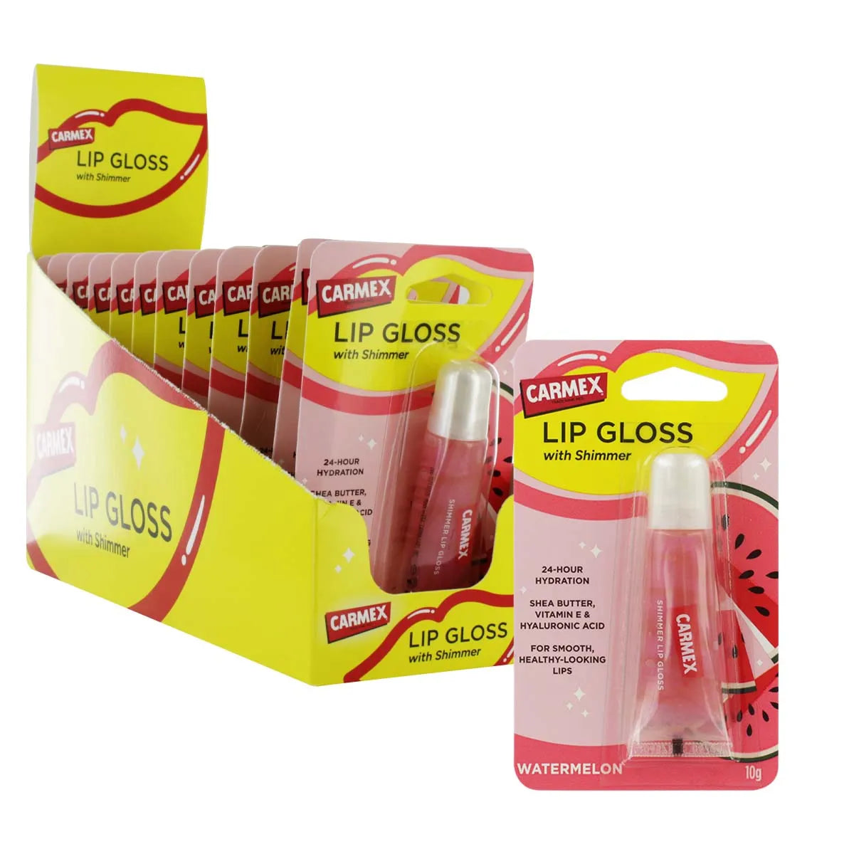 Carmex Lip Gloss Watermelon 10G X 12 (Pack of 12)