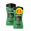 Lynx Jungle Fresh Body Wash 225ML Twin PK (Pack of 6)