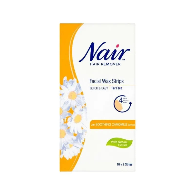 Nair 12 Facial Wax Strips (Pack of 6)