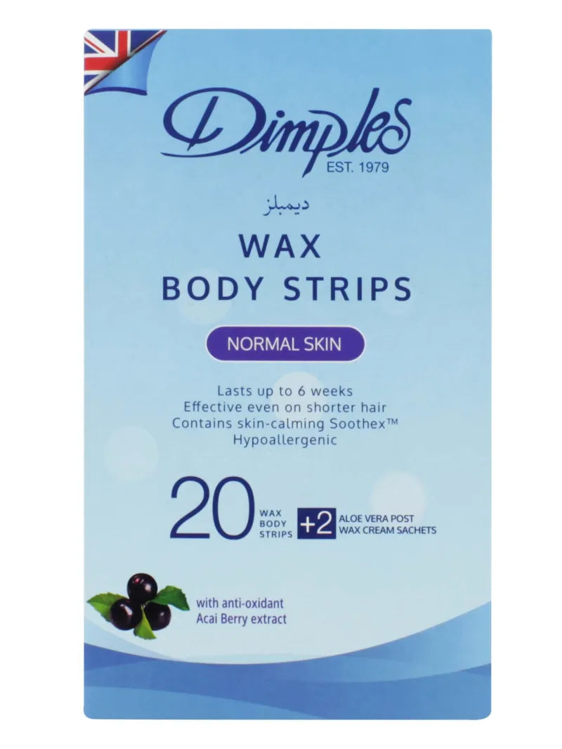 Dimples Body Wax Strips W901 (Pack of 6)