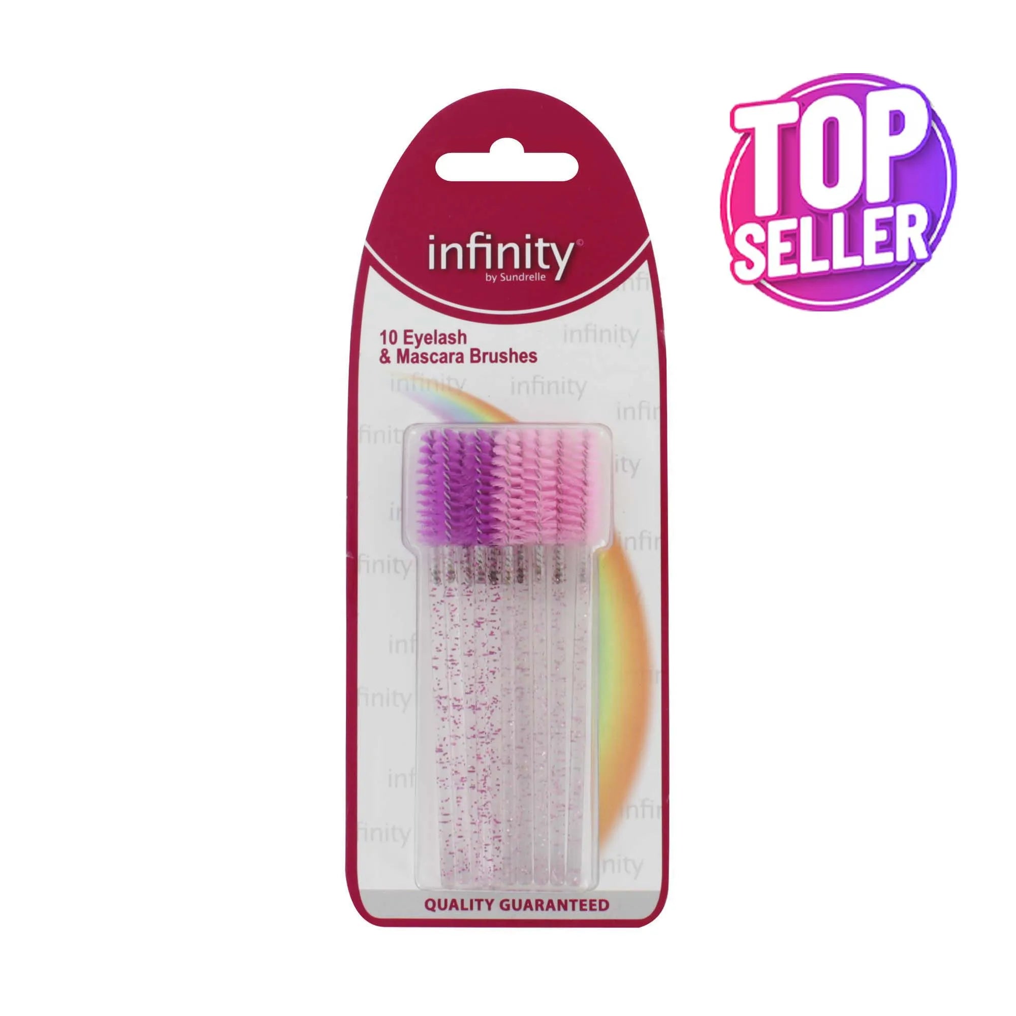 Infinity 10 Eyelash & Mascara Brushes (Pack of 6)